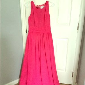 Long Fuchsia Formal Gown